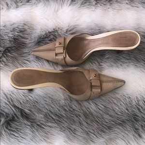 Gucci Tan Mules